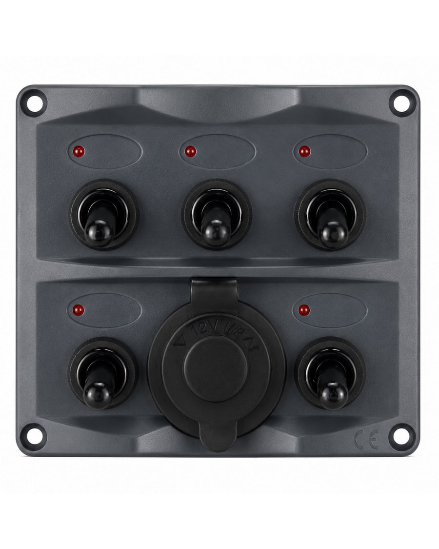 Relaxn Switch Panel 5 Way with USB