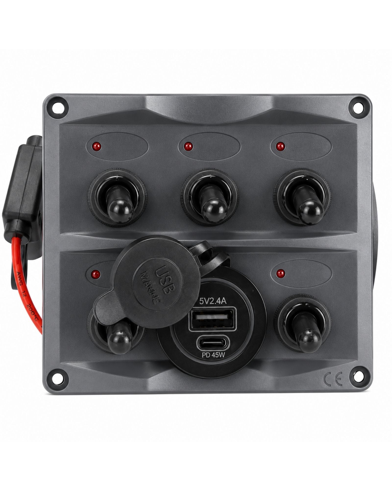 Relaxn Switch Panel 5 Way with USB