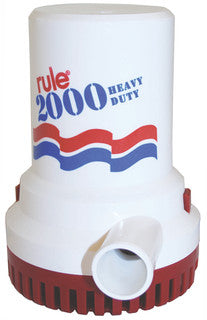 Rule 2000 GPH 12V Heavy Duty Bilge Pump