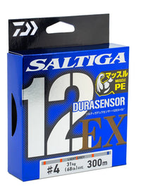 DAIWA SALTIGA 12 EX Si3+ PE 300M MULTI [SZ:#2 (36lb)]