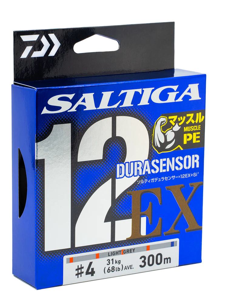 DAIWA SALTIGA 12 EX Si3+ PE 300M MULTI [SZ:#2 (36lb)]