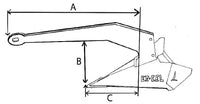 SARCA Excel Galvanised Anchor [SZ:#1]