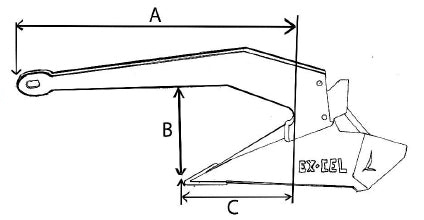 SARCA Excel Galvanised Anchor [SZ:#1]