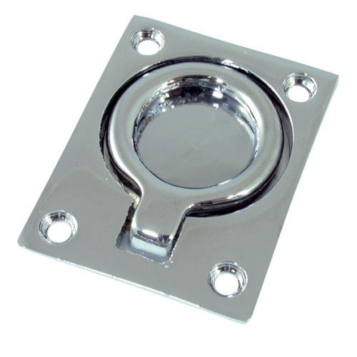 Marine Town Rectangle Lift Ring Chrome 51 x 38mm