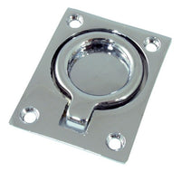 Marine Town Rectangle Lift Ring Chrome 51 x 38mm