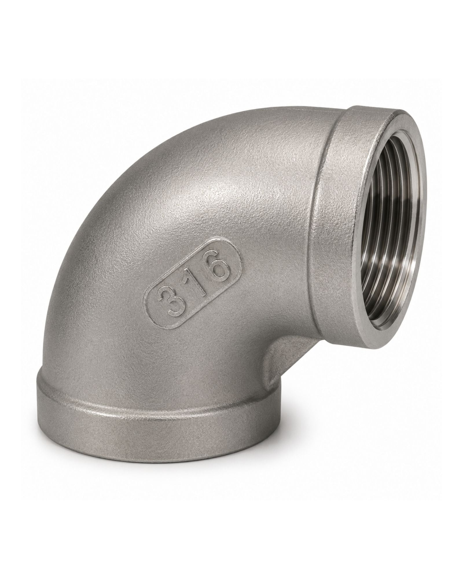 Stainless Steel Elbow Female/Female [SZ:1/4"]