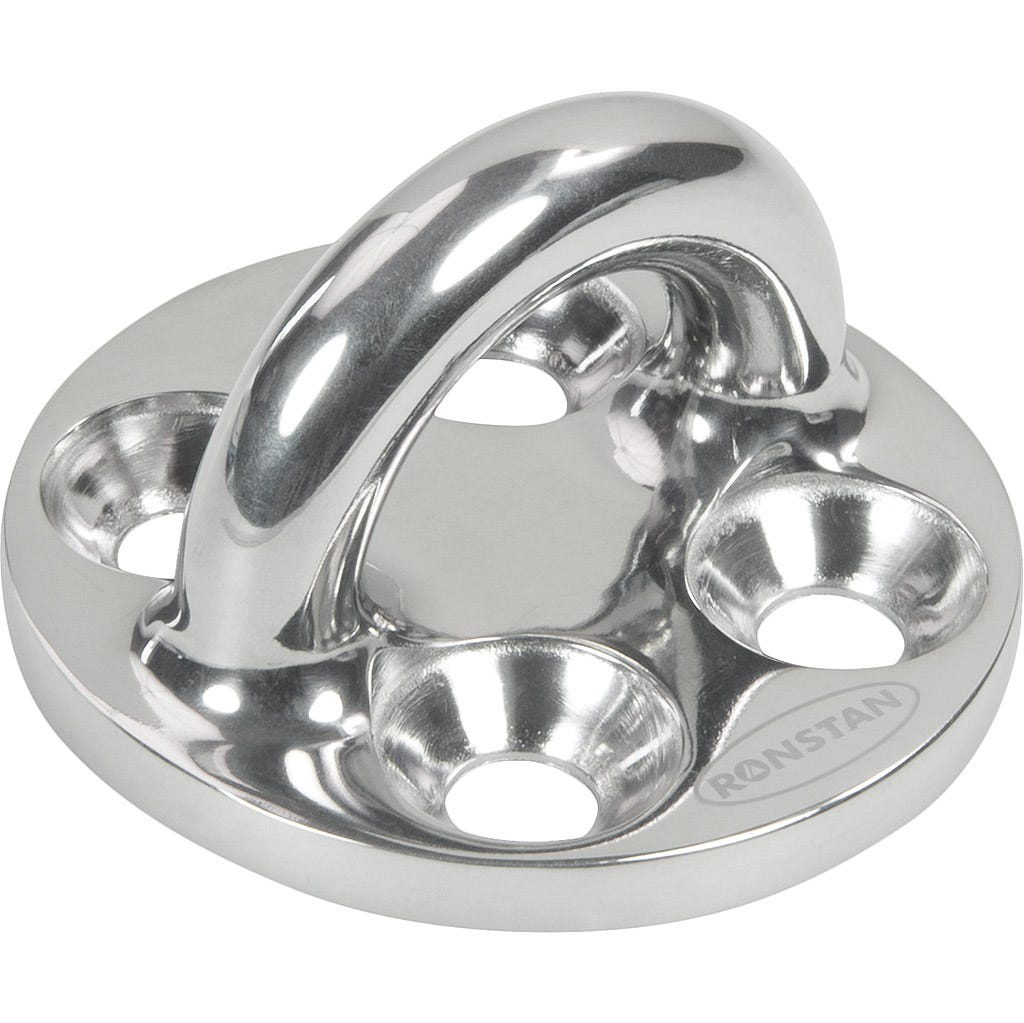 Ronstan Stainless Steel Padeye with 57.7mm Base 10mm