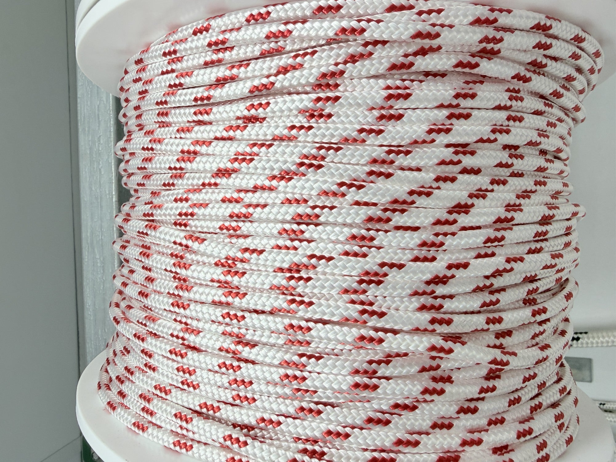 Double Braid Polyester Red Fleck [SZ:6mm]