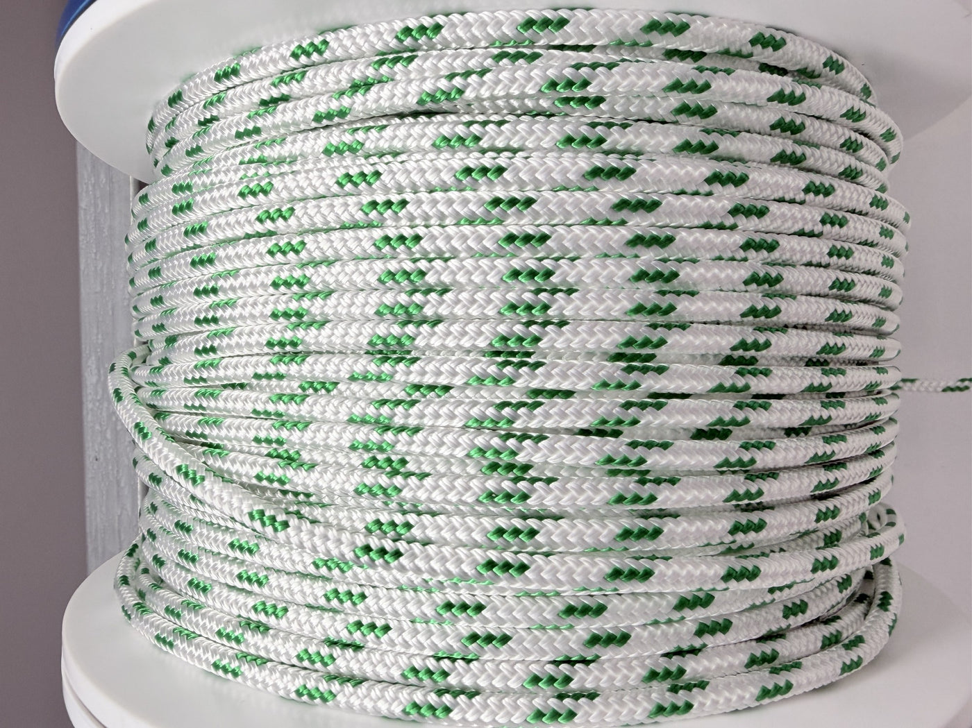 Double Braid Polyester Rope Green Fleck [SZ:6mm]