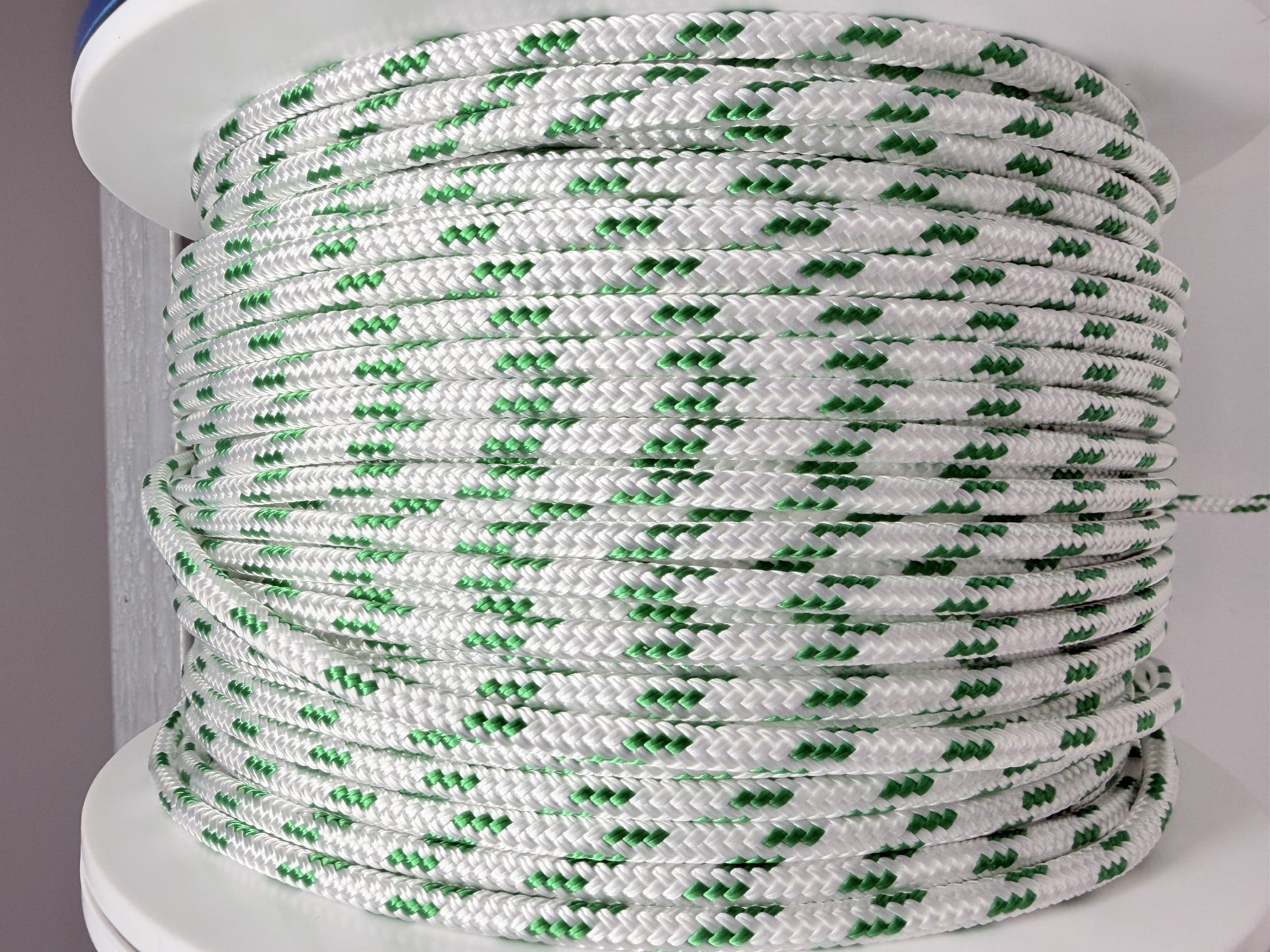 Double Braid Polyester Rope Green Fleck [SZ:6mm]