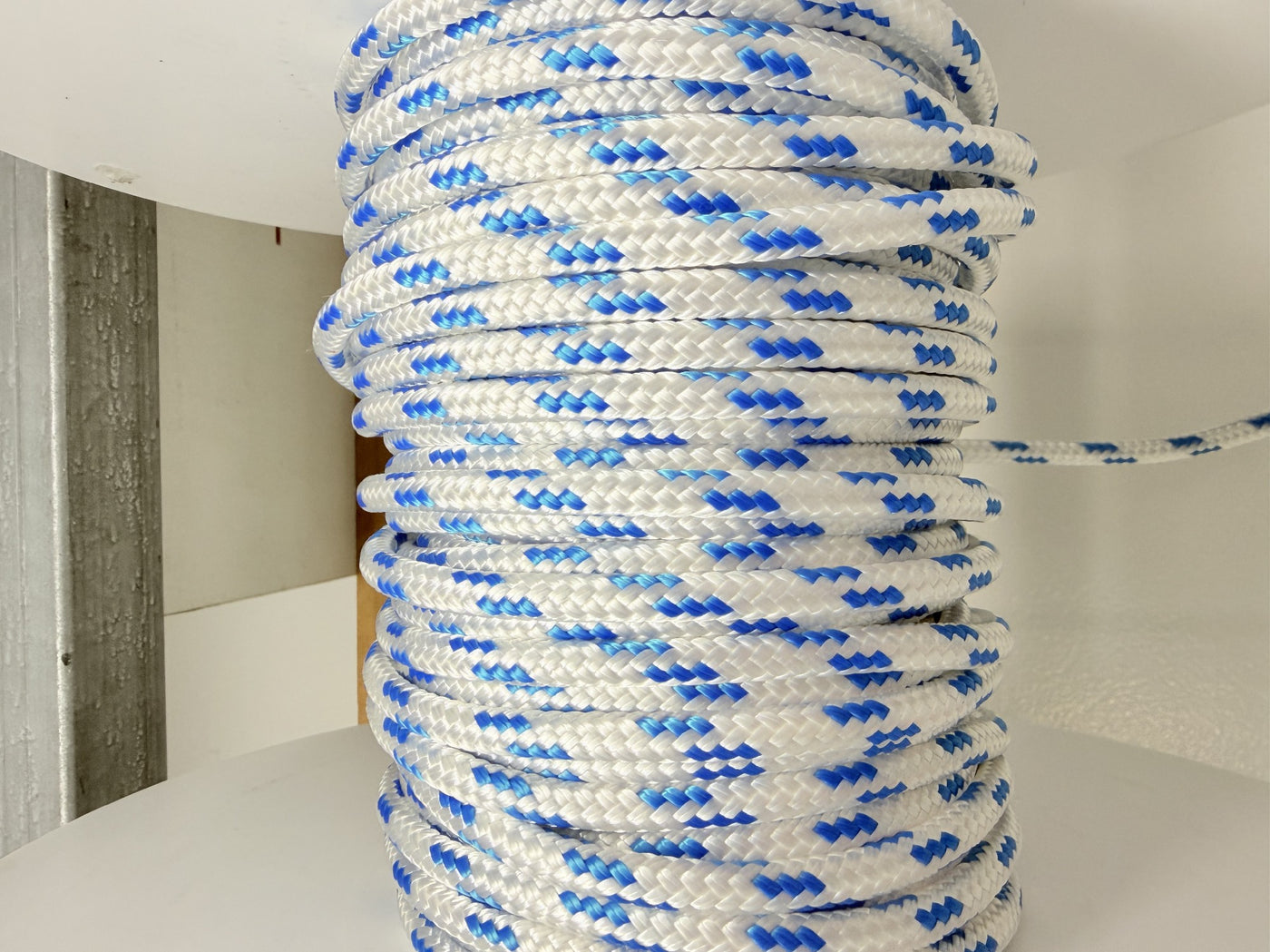 Double Braid Polyester Rope Blue Fleck [SZ:6mm]
