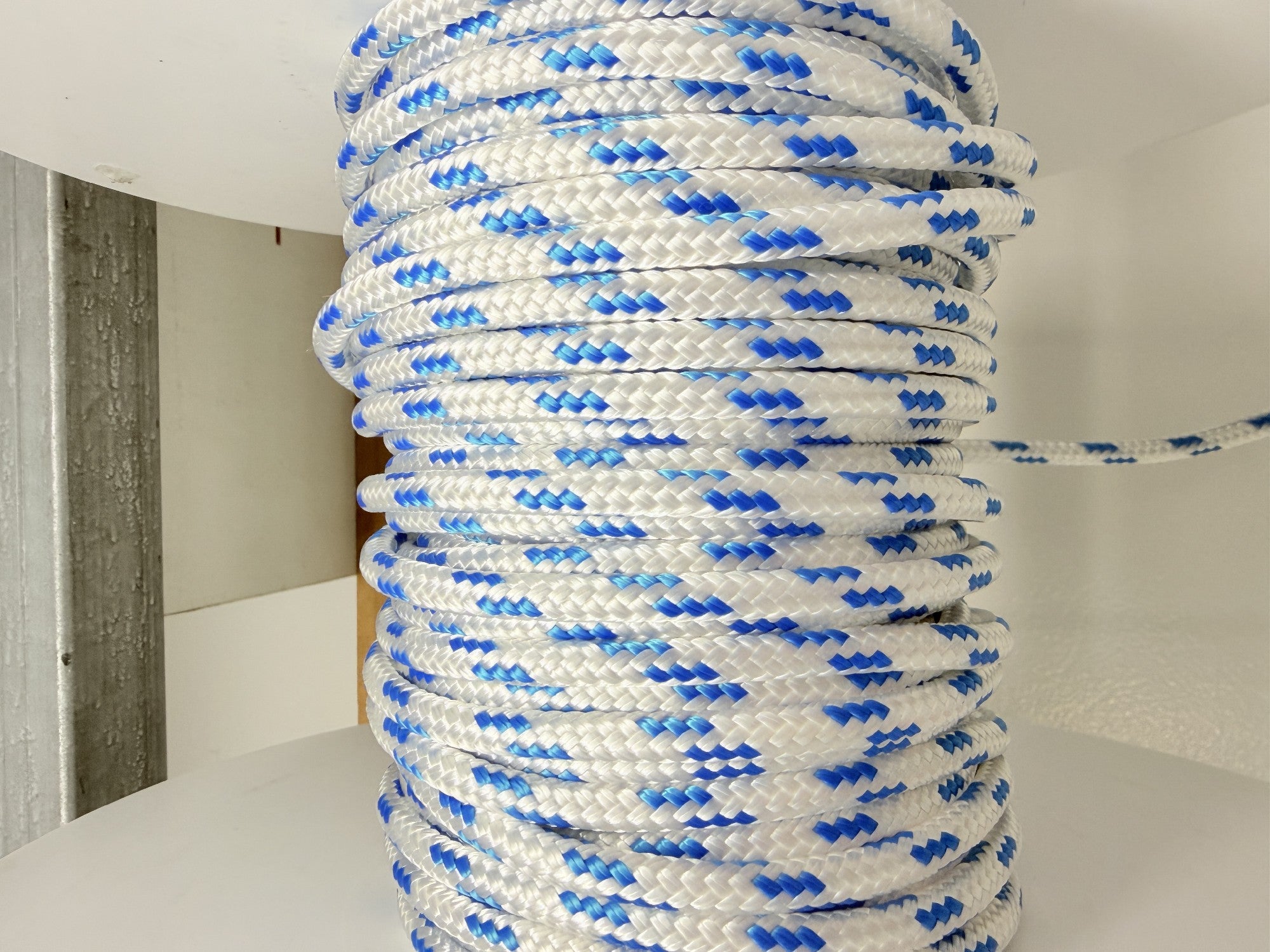 Double Braid Polyester Rope Blue Fleck [SZ:6mm]