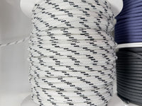 Double Braid Polyester Black Fleck [SZ:6mm]
