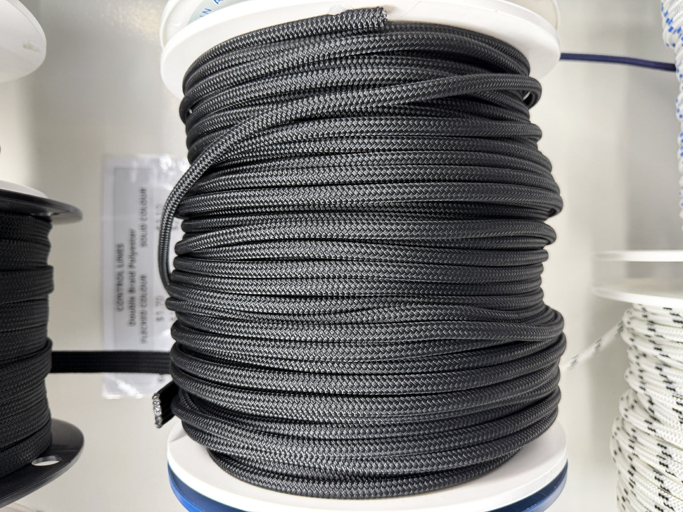 Double Braid Polyester Rope Black [SZ:8mm]
