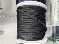 Double Braid Polyester Rope Black [SZ:8mm]