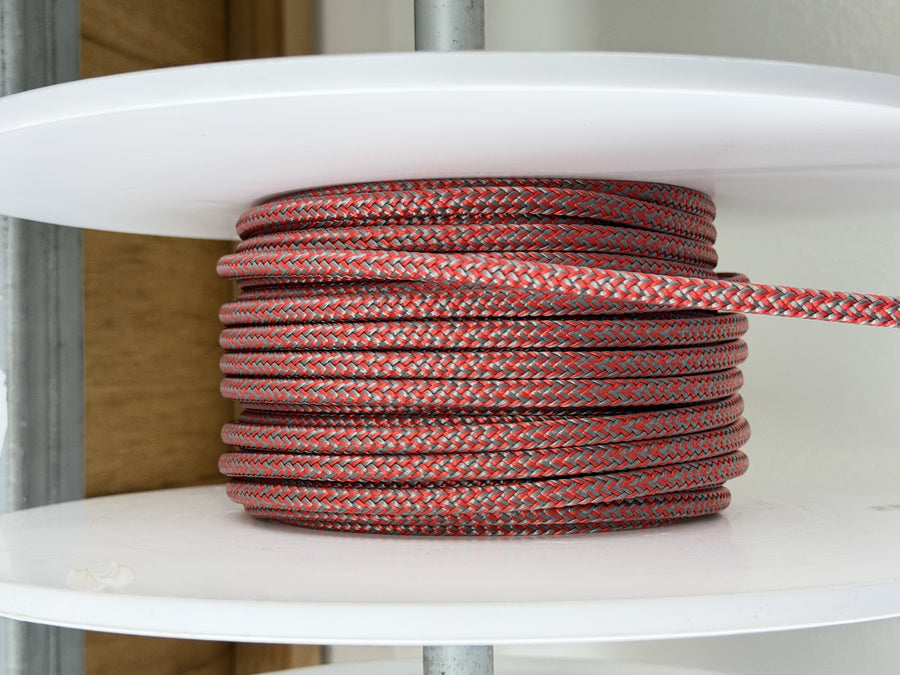 Dyneema Double Braid Red/Grey [SZ:6mm]