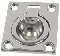 Ring Pull Flush Chrome Plated 43 x 37mm