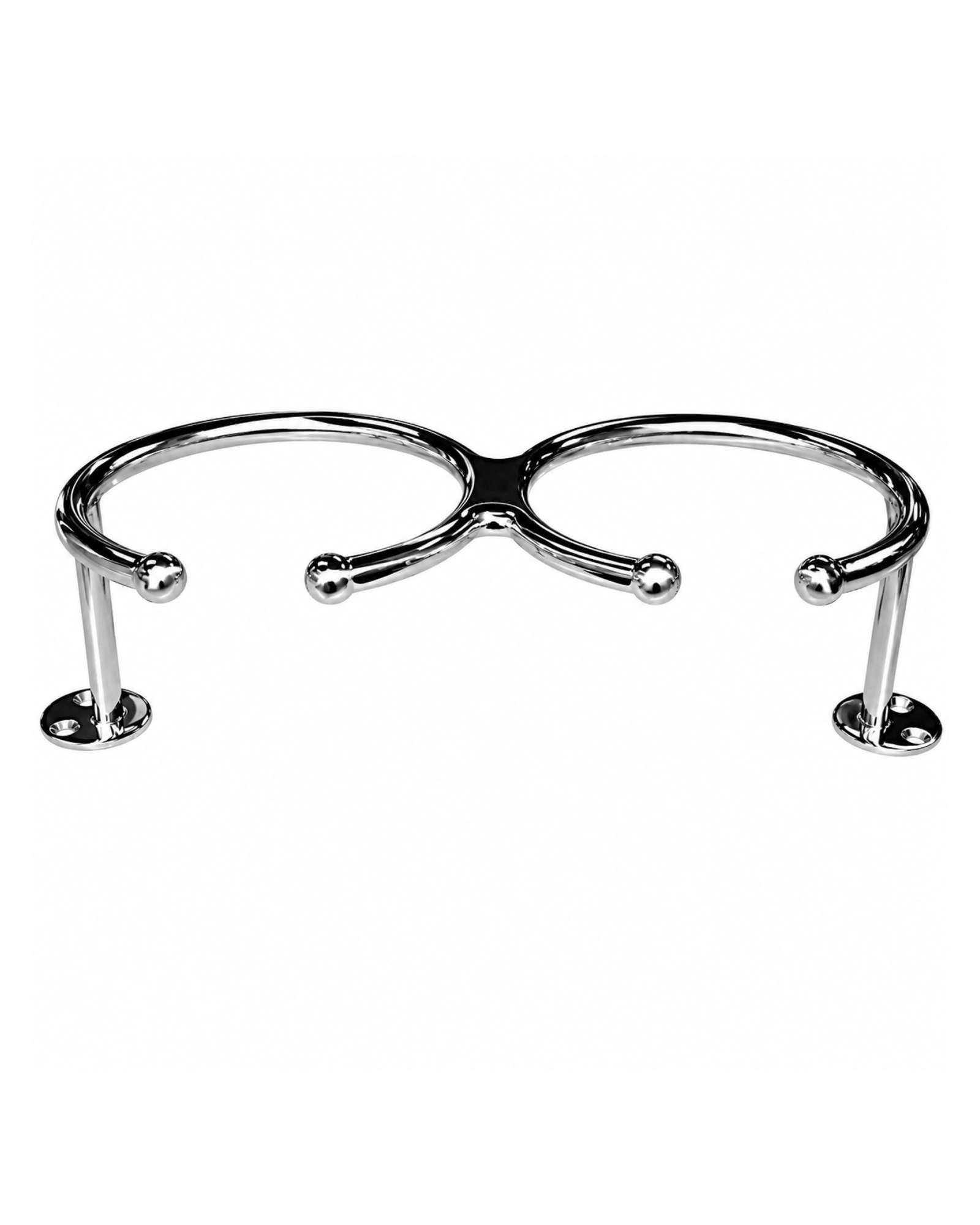 Drink Holder Double - Stainless Steel