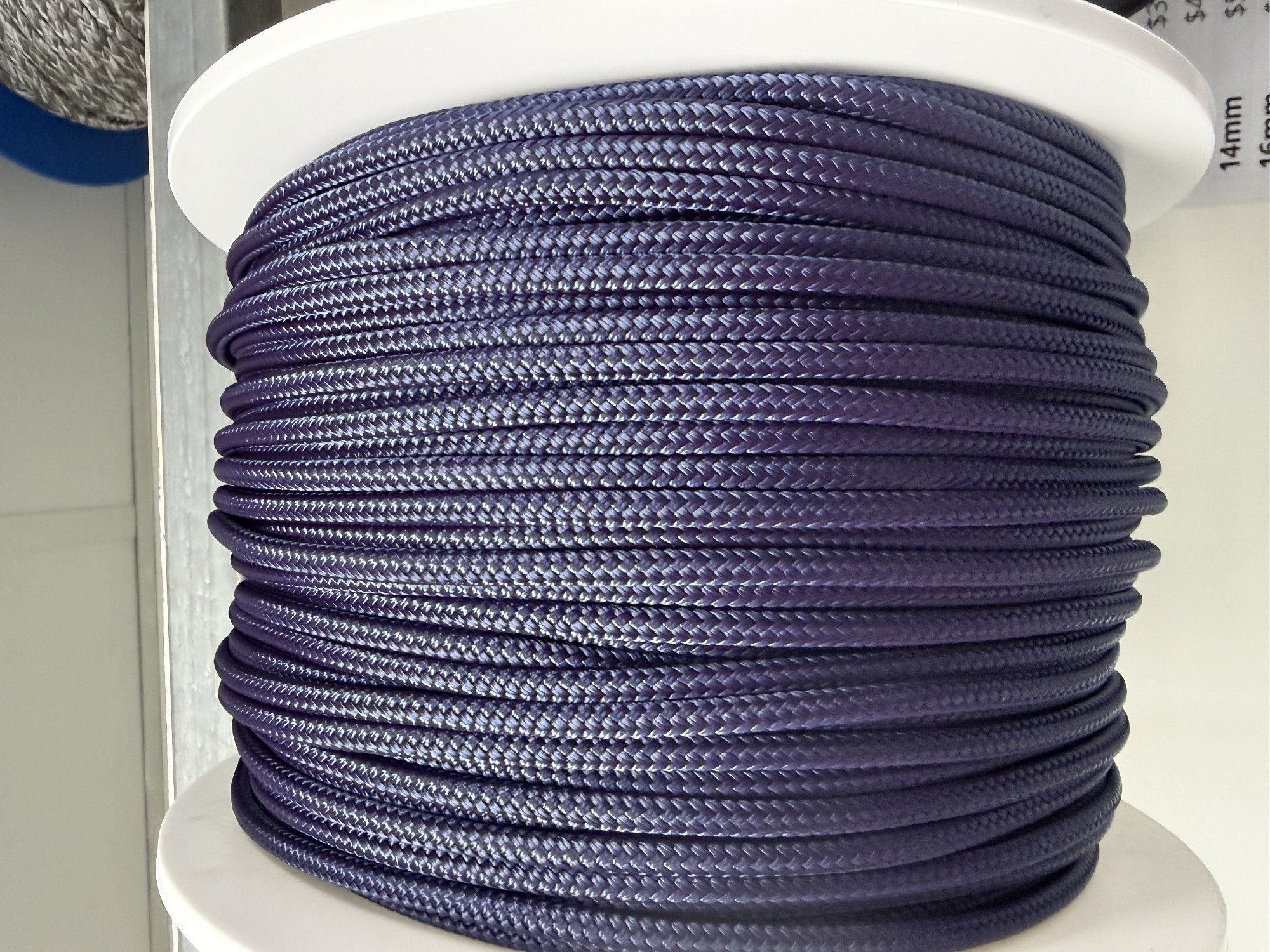 Double Braid Polyester Rope Navy [SZ:6mm]