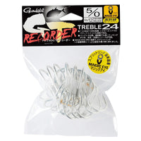 Gamakatsu Treble 24 GT Recorder Bulk Pack [SZ:Sz 40 - 12 pack]