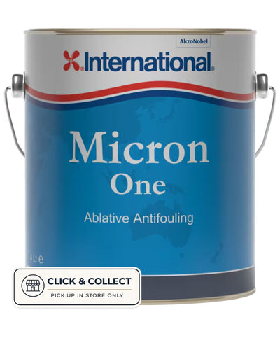 International Micron One Antifoul [CL:Black SZ:4 Litre]