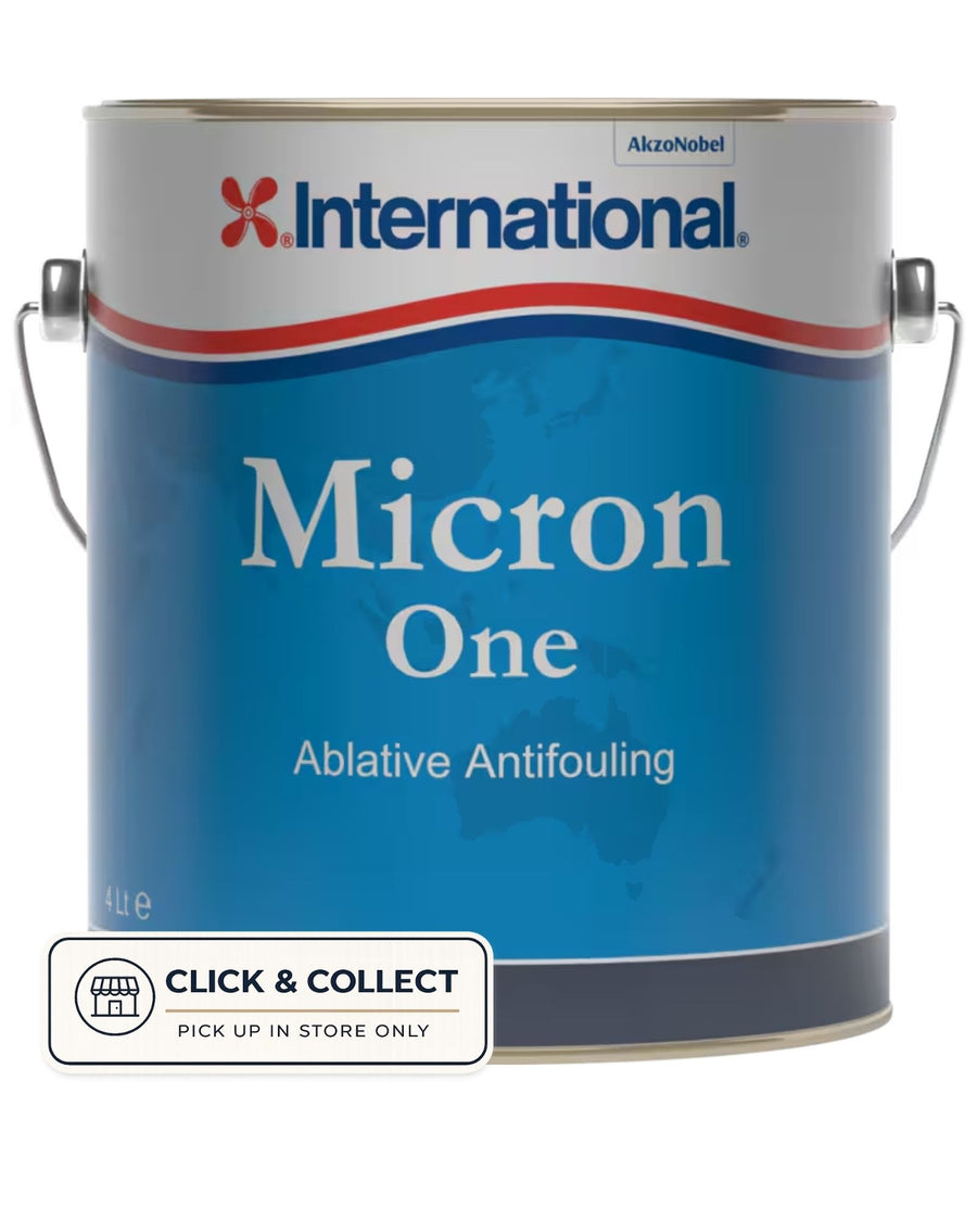 International Micron One Antifoul [CL:Black SZ:4 Litre]
