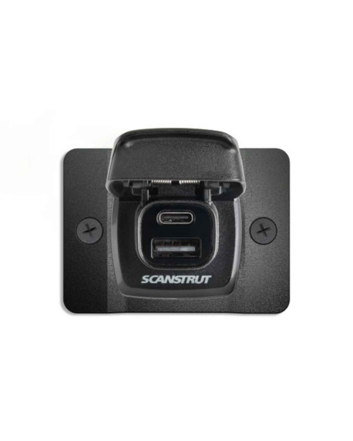 Scanstrut Charger Flip Pro Dual USB Socket with front bezel