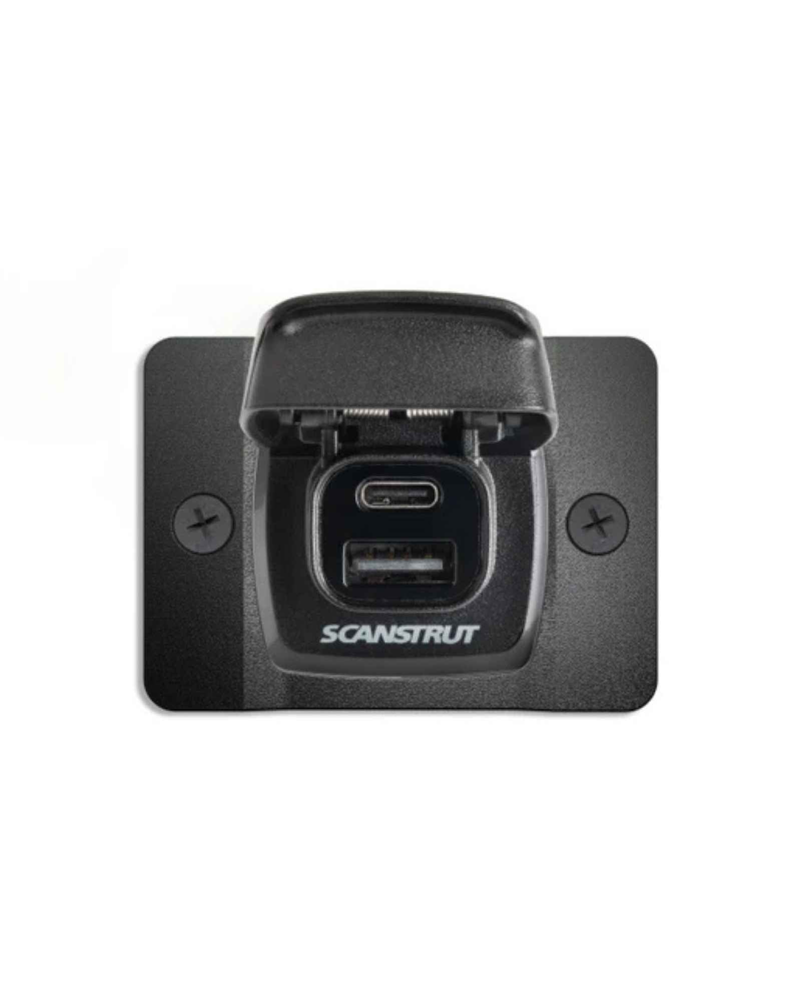 Scanstrut Charger Flip Pro Dual USB Socket with front bezel