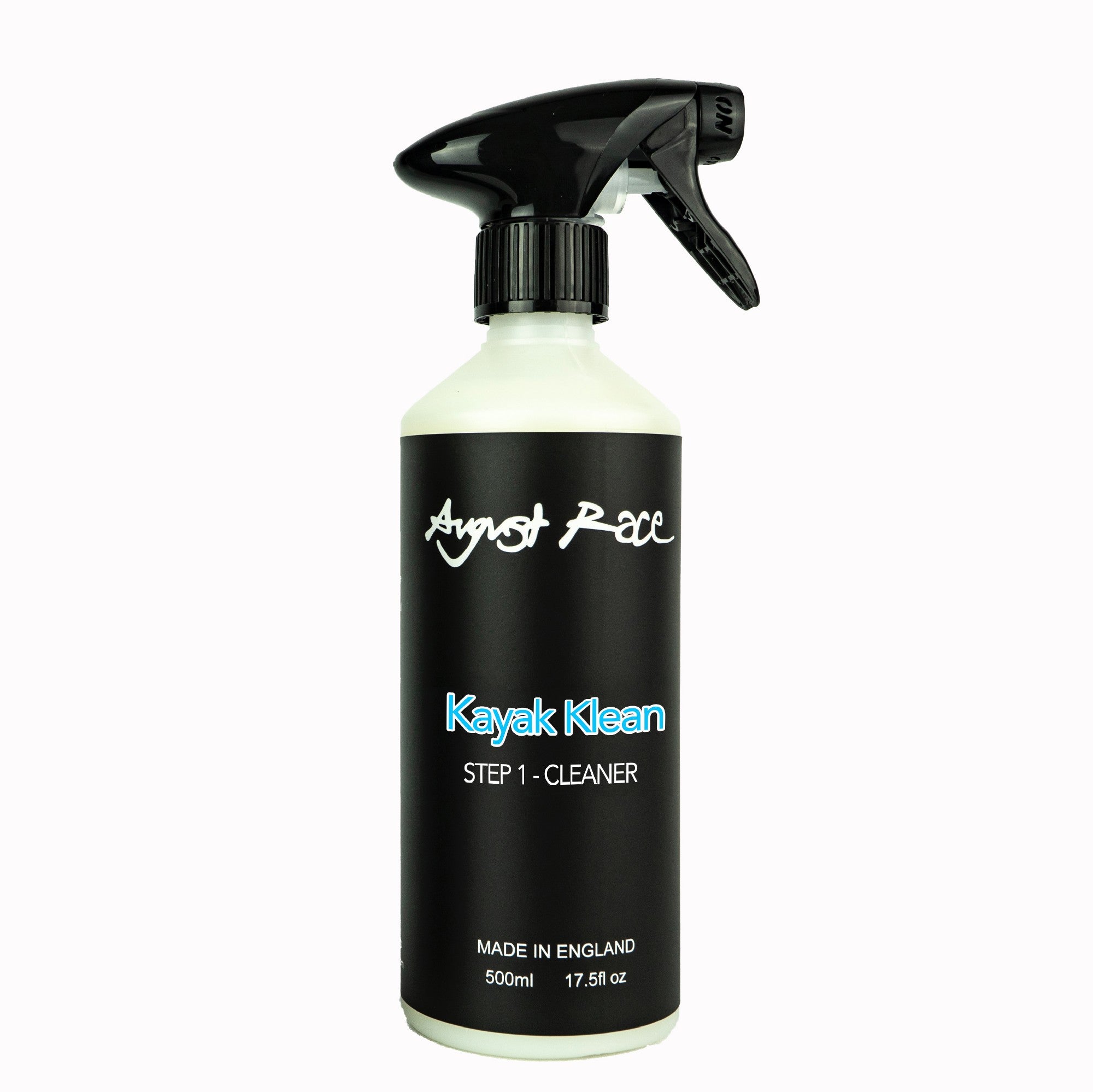 August Race Kayak Cleaner Step 1