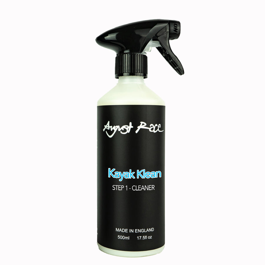 August Race Kayak Cleaner Step 1