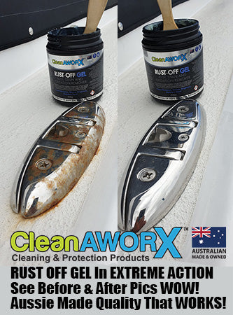 Cleanaworx Rust Off Gel Rust Remover and Converter 650g