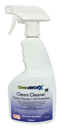 Cleanaworx UV Protect Spray Cleaner for Boat Vinyl Clears 750ml