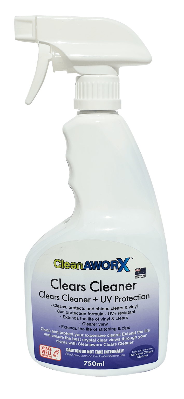 Cleanaworx UV Protect Spray Cleaner for Boat Vinyl Clears 750ml