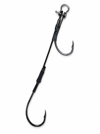Black Pete Light Gauge Double Rigged Hook With Shackle [SZ:8/0]