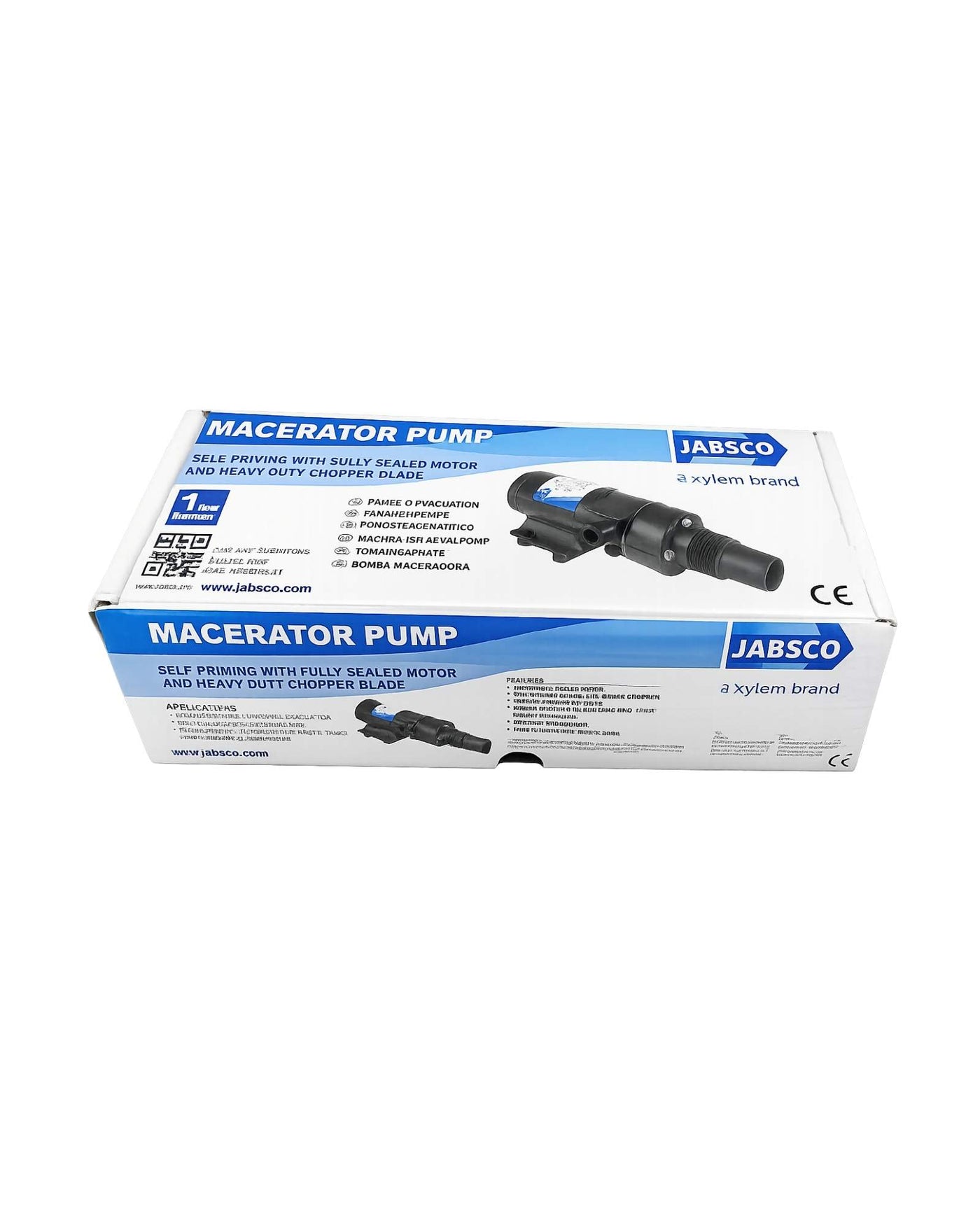 Jabsco 12V Macerator/Livewell Evacuation Pump 49 LPM