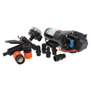 Jabsco HotShot 4HD 12V Marine Deckwash Pump Kit 60PSI 15LPM