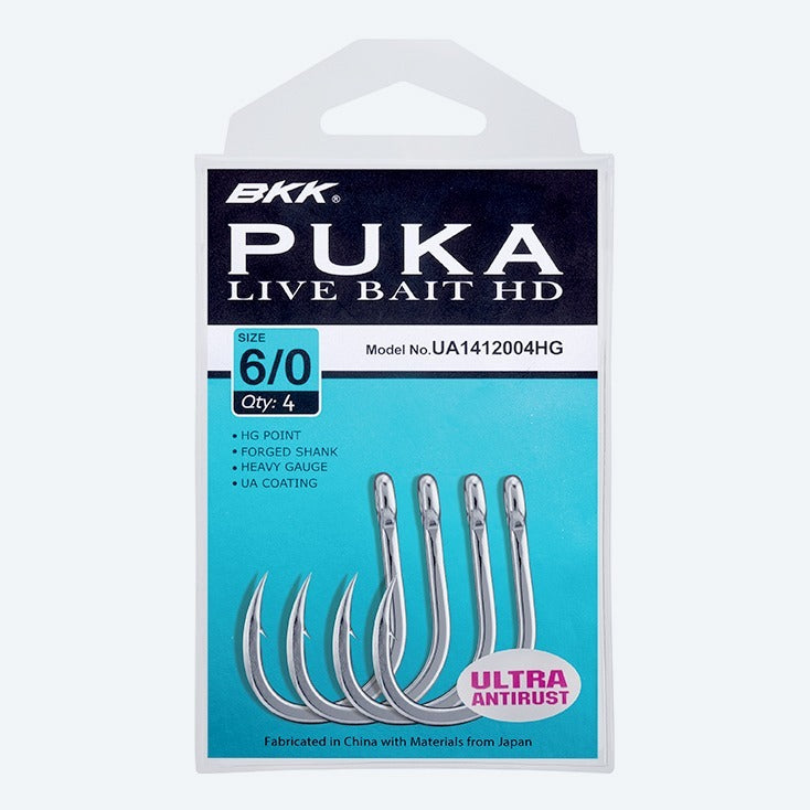 BKK Puka Livebait HD Hook [SZ:4/0]