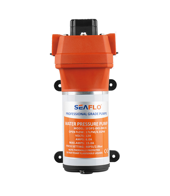 SEAFLO DIAPHRAGM PUMP 41 SERIES 12V 40PSI 17LPM