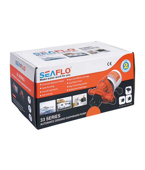 SEAFLO DIAPHRAGM PUMP 33 SERIES 12V 45PSI