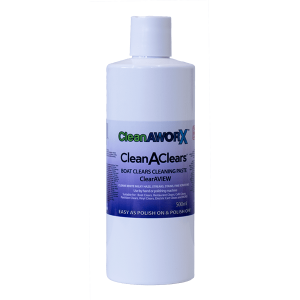 Cleanaworx Marine Boat Clears Cleaner Polish 500ml Paste