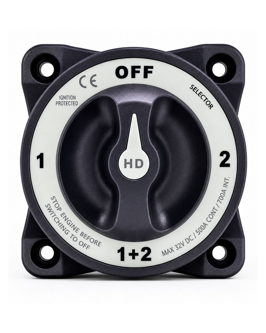 Alvolta Heavy Duty 4 Position 500A Battery Switch