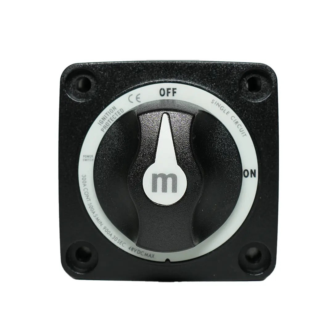 Alvolta Single Circuit On-Off 300A Mini Battery Switch (Black)