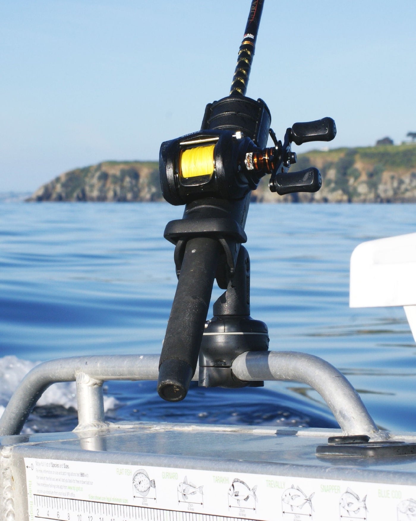 RAILBLAZA RailMount 19-25 Marine Grade Boat and Kayak Accessory Rail Mount Black