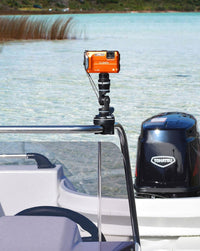 RAILBLAZA RailMount 19-25 Marine Grade Boat and Kayak Accessory Rail Mount Black
