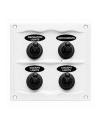 BEP Splash Proof 4 Switch Fuse Panel