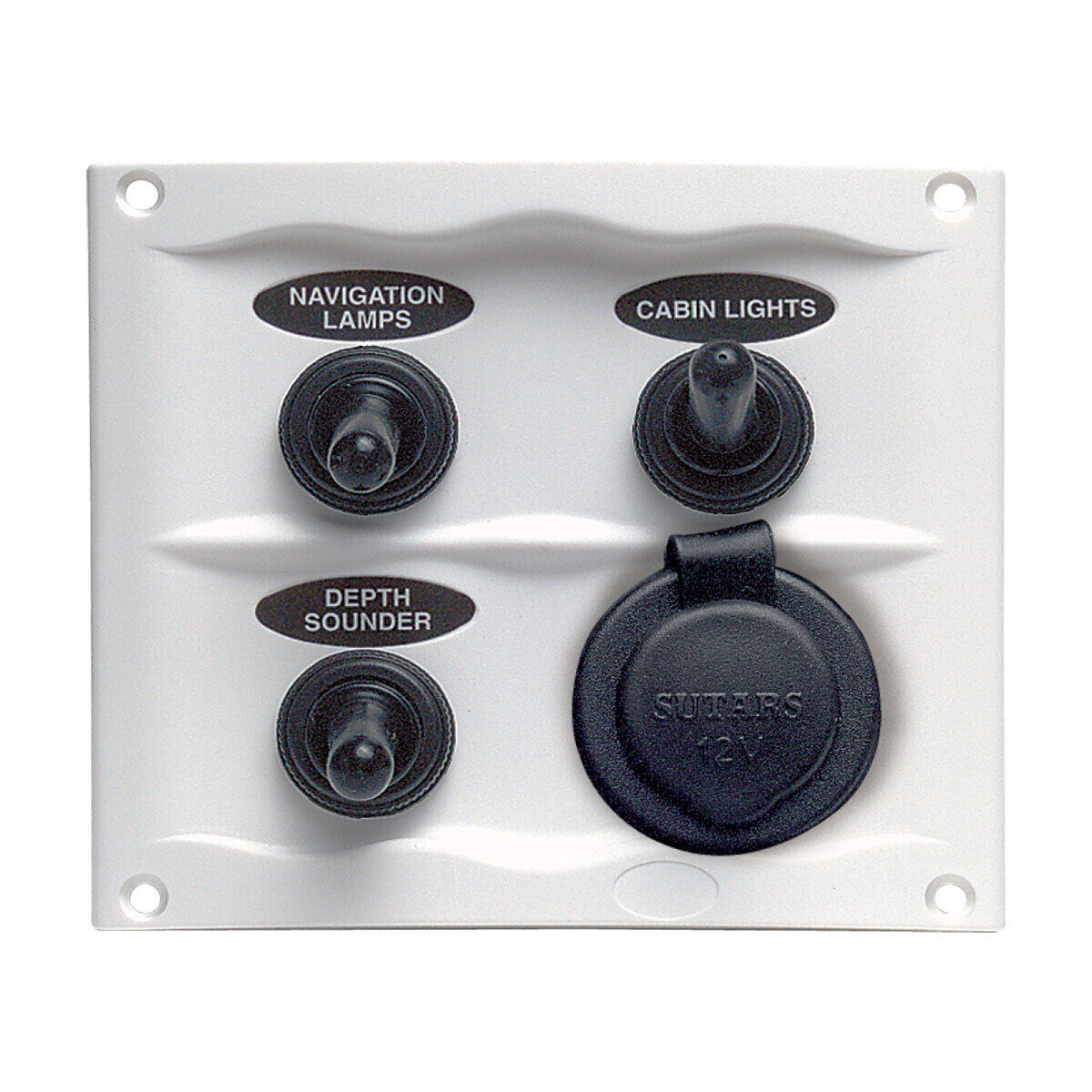 BEP Waterproof 3 Swith Panel With Socket