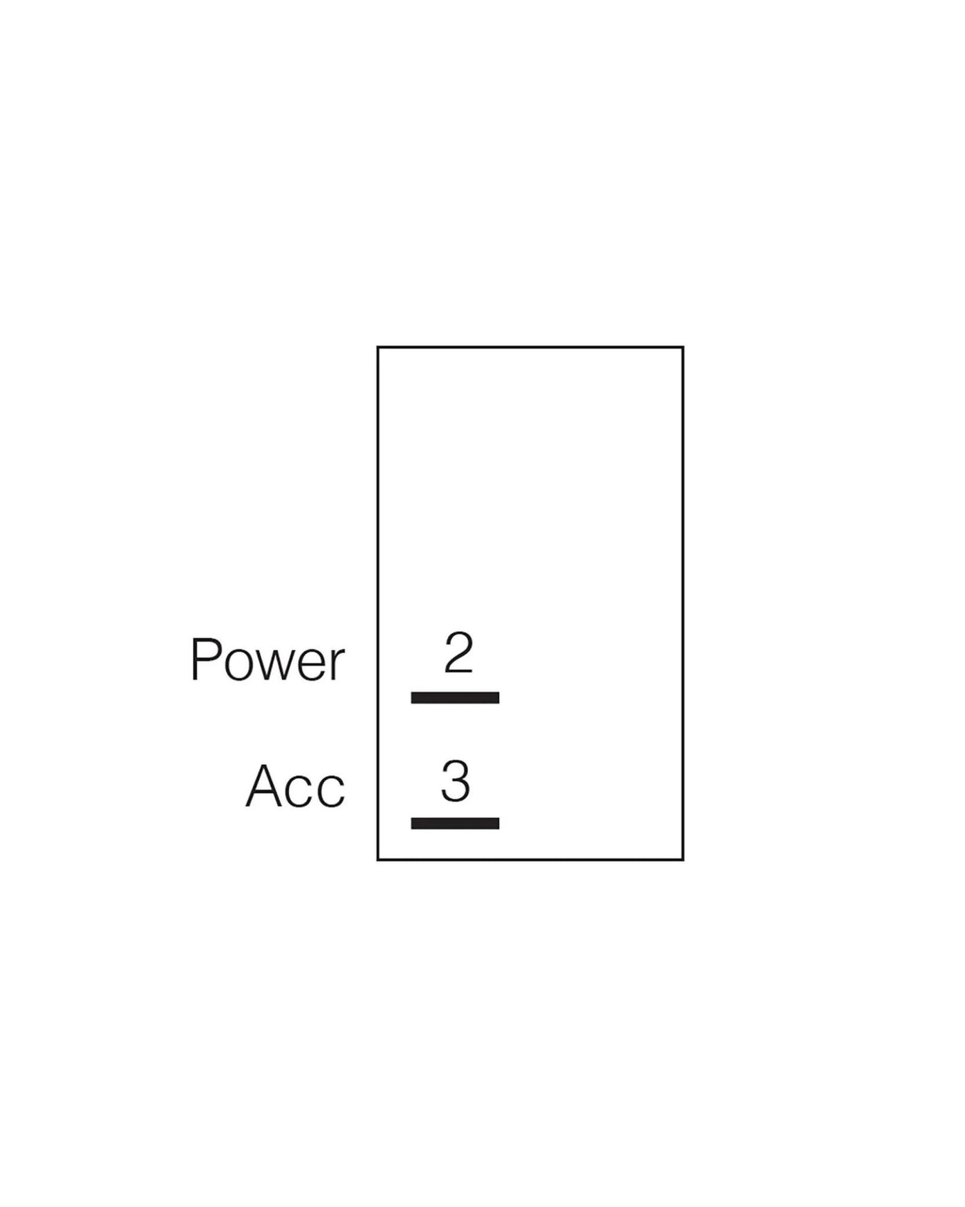 Narva 63102BL Off/Momentary (On) Rocker Switch