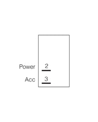 Narva 63102BL Off/Momentary (On) Rocker Switch