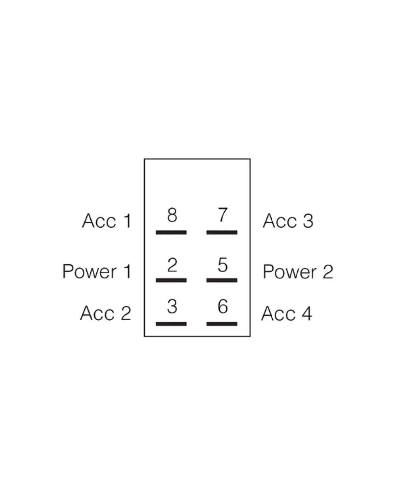 Narva 63110BL Momentary/Off//Momentary Rocker Switch