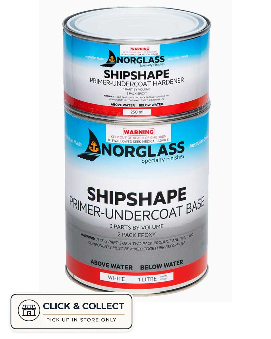 Norglass Shipshape Primer Undercoat [CL:White SZ:4 Litre]